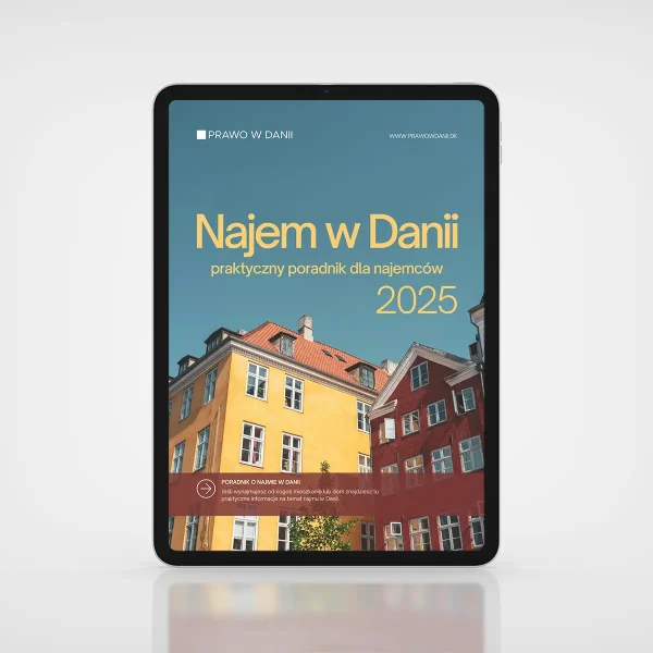 Okładka e-booka "Najem w Danii. Praktyczny poradnik dla najemców".